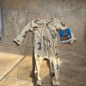 NWT Paw Patrol Bellabu Bear Infant Pajamas